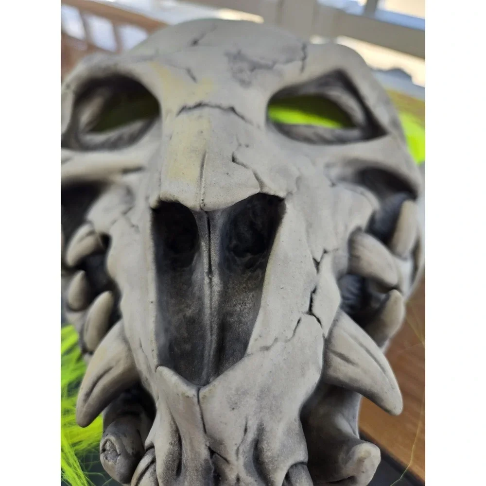Zagone Studios Bone Snapper Mask Bill Ystrom Blacklight‎ Horror NWT Halloween